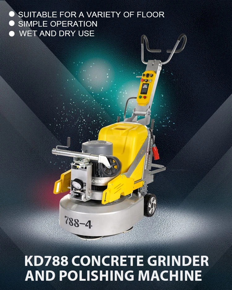 Wholesale Hot Selling Efficiency Surface Marble Terrazzo Stone Floor Concrete Grinder Polisher Floor Grinding Polishing Machine for Sale Price