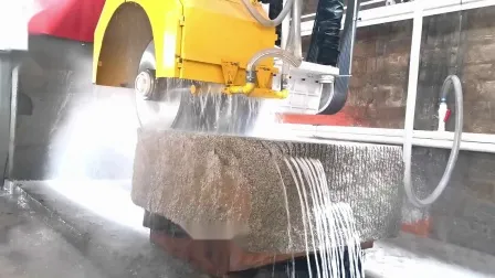 Hualong Automatic Multi-Head High Efficiency Stone Grinding Polishing Machine for Granite Marble Quartz Concrete Countertop Slabs with Frankfurt Head