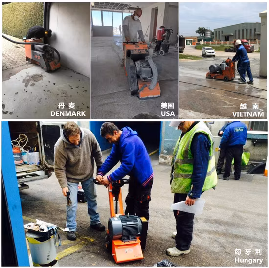 Floor Scraper Machine with Tungsteno Escarificadora Drum for Sale